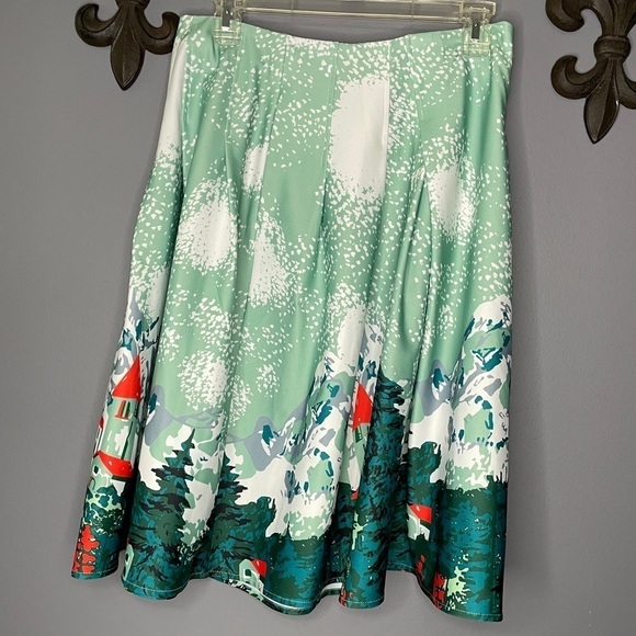 Grace Karin scenic midi skirt size small - Picture 2 of 7